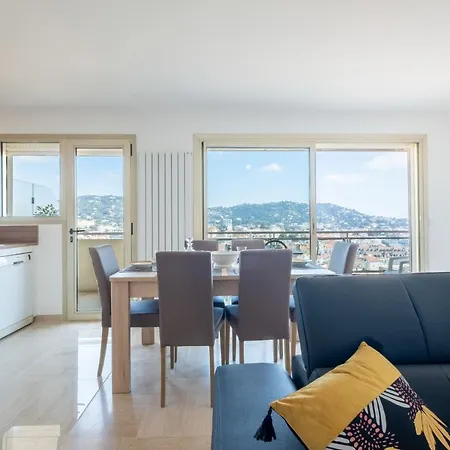 3-br Near Downtown Sea View Parking Cannes