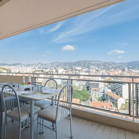 3-br Near Downtown Sea View Parking Appartement Cannes